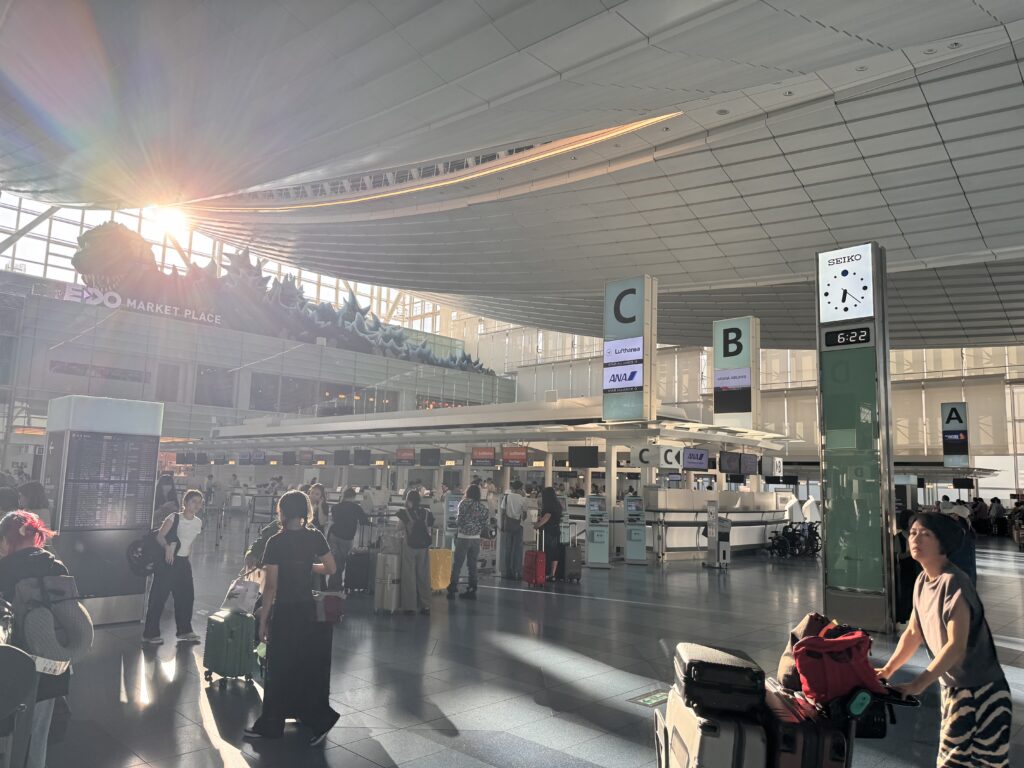 ANA国際線を利用するため間違って訪れた羽田空港第3ターミナル