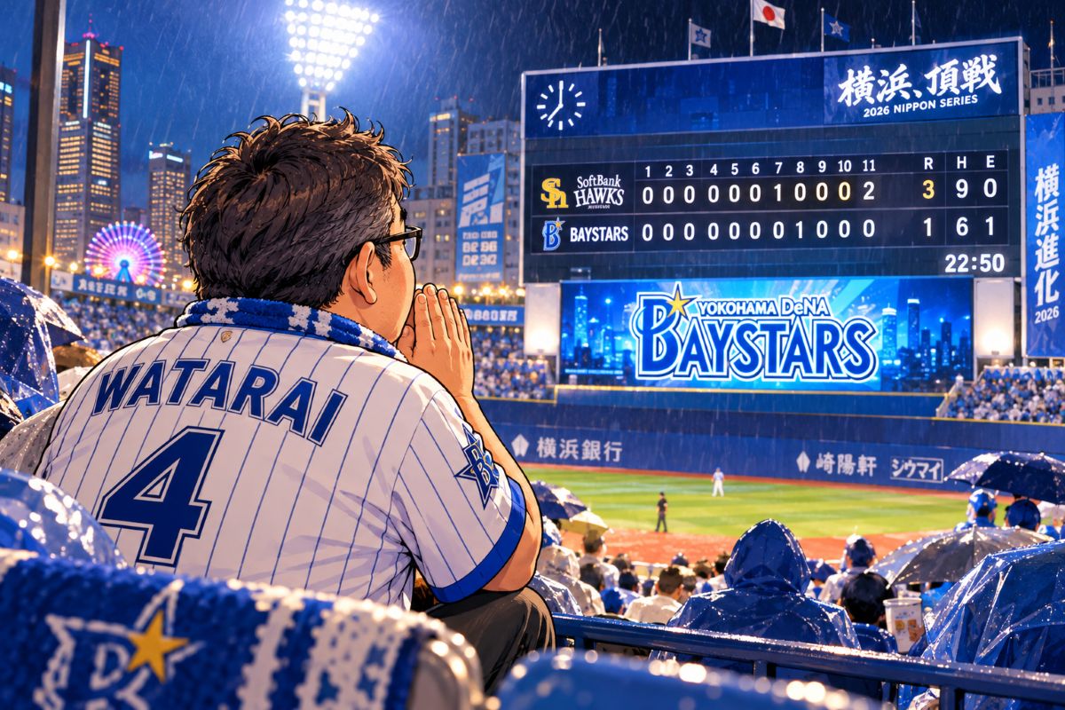 50代、ベイスターズがくれたボーナスステージ｜日本シリーズ第1戦をハマスタで観戦